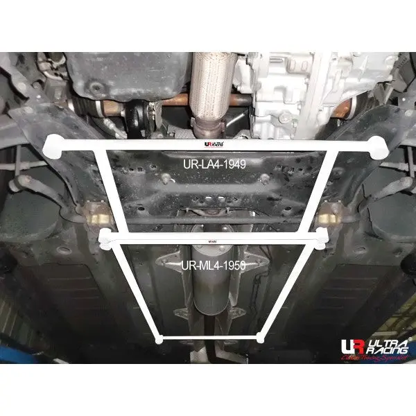 Peugeot 408 1.6T 10+ Ultra-R 4-Point Mid Lower Brace 1