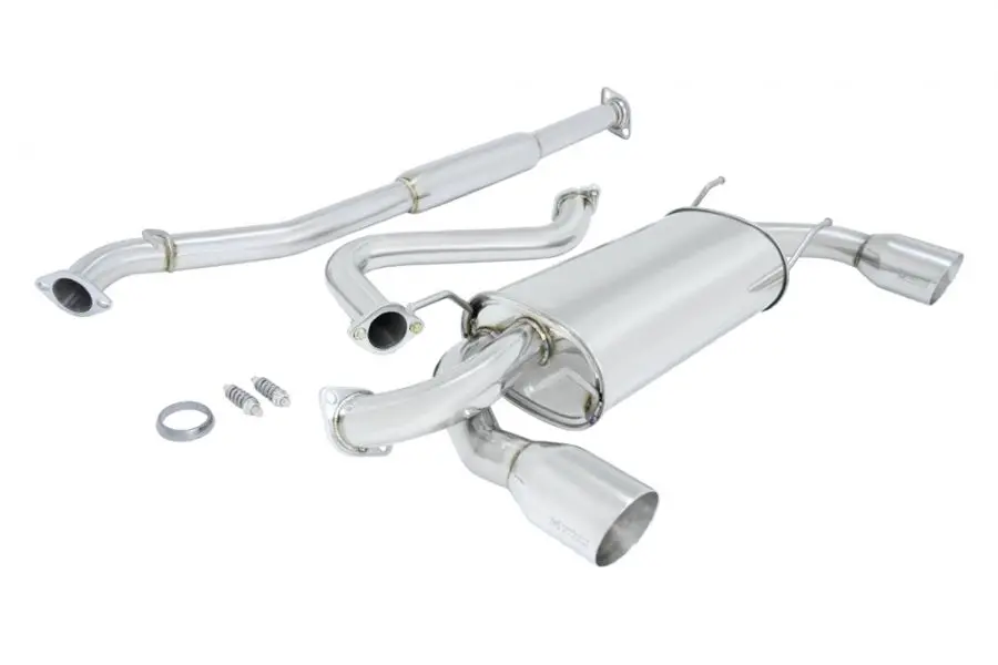 Toyota Gt86 / Subaru Brz Catback Exhaust Dual Rolled Tips Mr 1