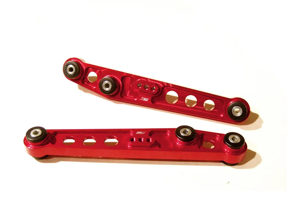 Honda Civic 96-00 Ek Alu Rear Lower Control Arms V2 Red 1