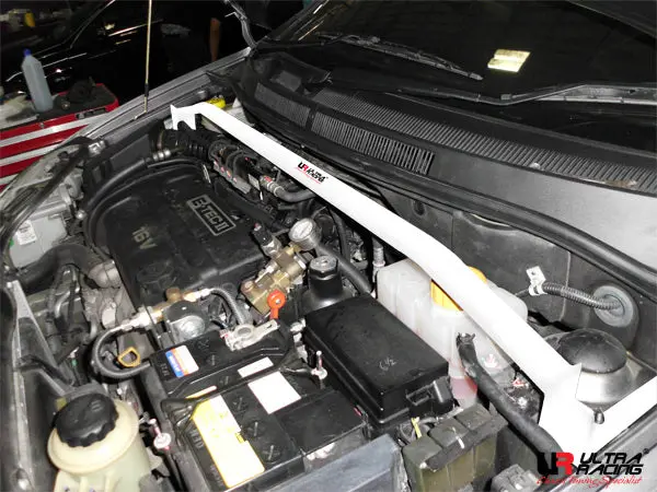 Chevrolet Aveo Ultraracing 2-Point Front Upper Strutbar V2 1