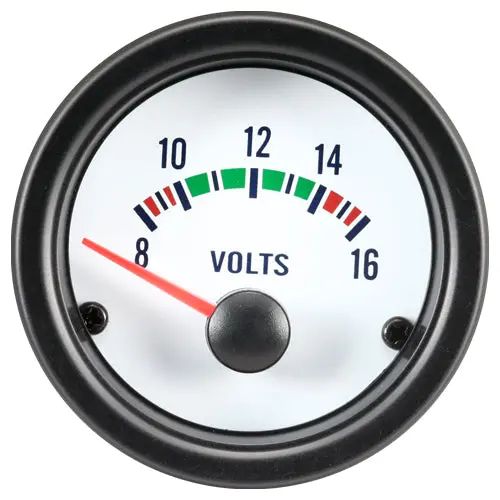 Dfi Whiteline Universal Meter Gauge 52Mm - Volt (8-16V) 1