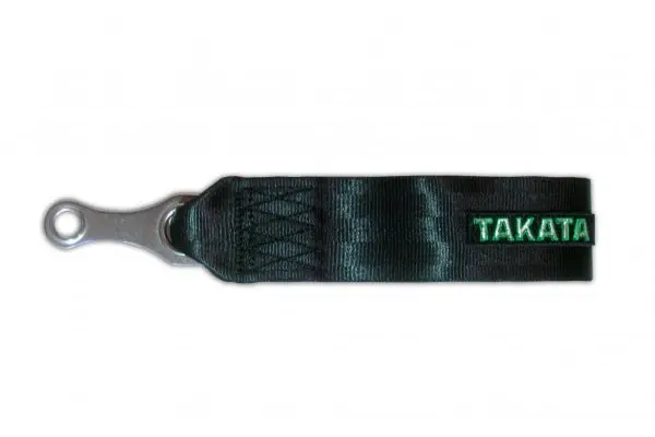 Takata Tow Strap Black Bolt-On 7/16 Hardware Length 17Cm 1