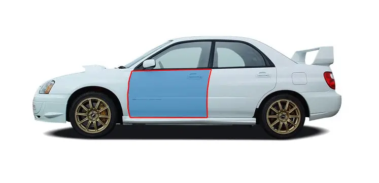 Subaru Impreza Wrx/Sti 00-07 Front L Door Lightweight Frp 1