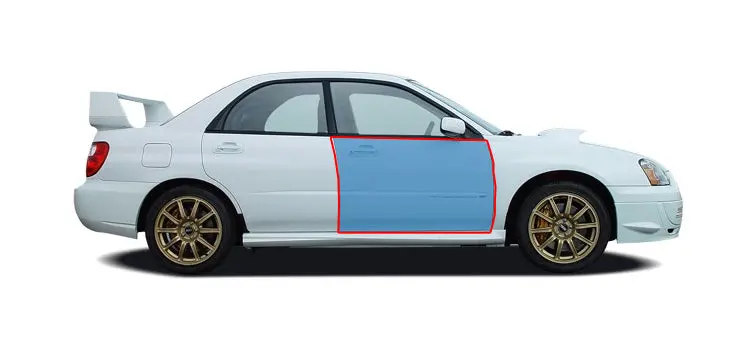 Subaru Impreza Wrx/Sti 00-07 Front R Door Lightweight Frp 1