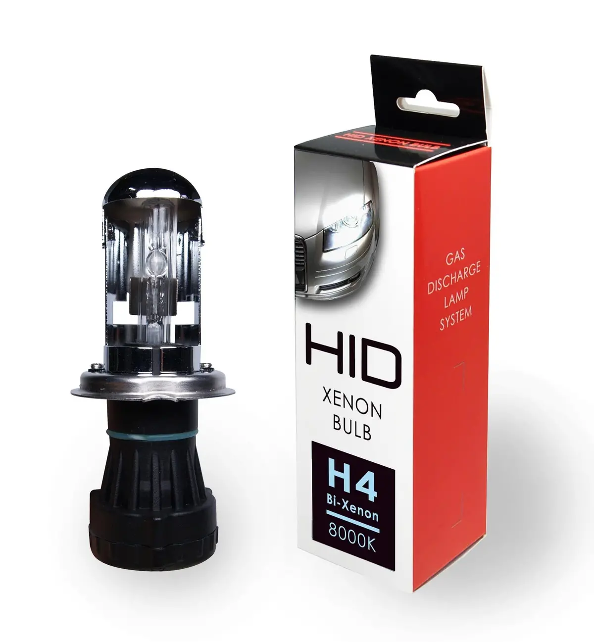 Bi-Xenon/Hid Replacement Bulb 8000K H4 1