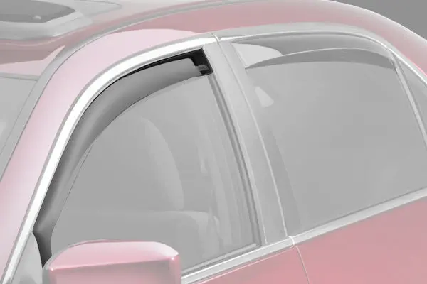 Toyota Hilux 05+ 2D X-Tra Climair Window Visors Front Dark 1