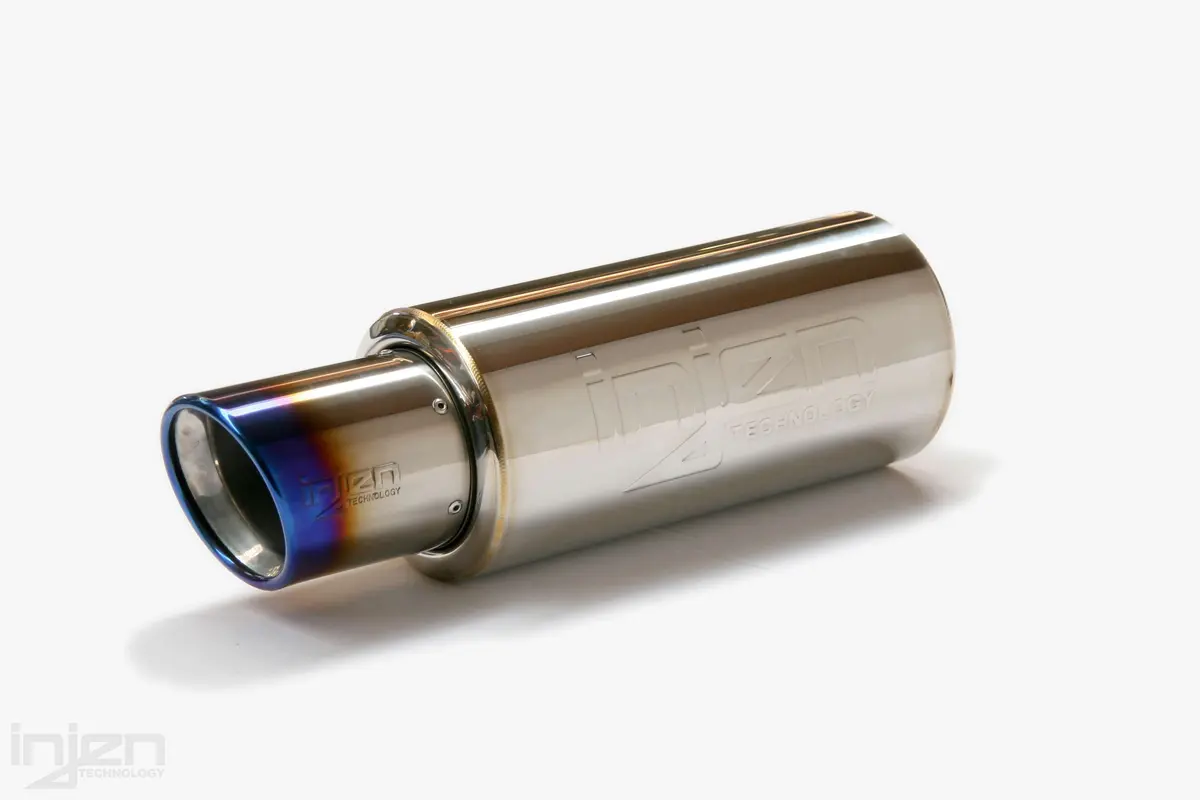 Universal Stainless Steel 2.5 Inch Exhaust Ti Tip [Injen] 1