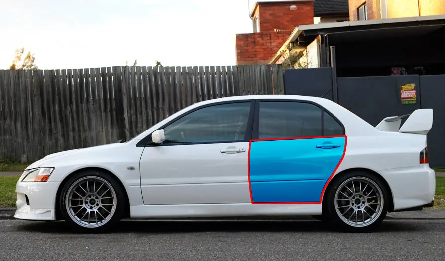 Mitsubishi Lancer Evo 7/8/9 Rear Left Door Lightweight Frp 1