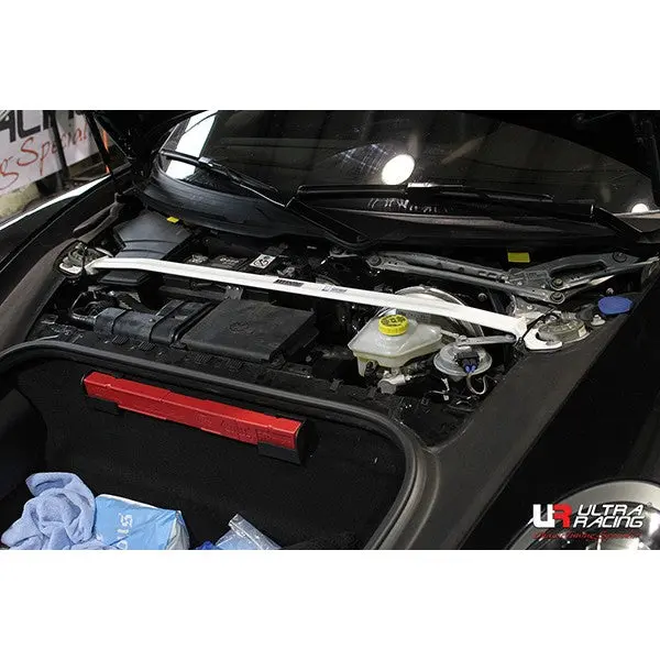 Porsche 911 991 4S 14+ Ultraracing 2P Front Upper Strut Bar 1