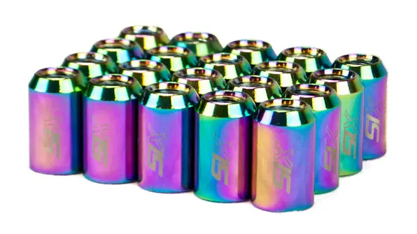 Six Performance Steel Lug Nuts 50Mm 12X1.50 Neochrome V4 20X 1