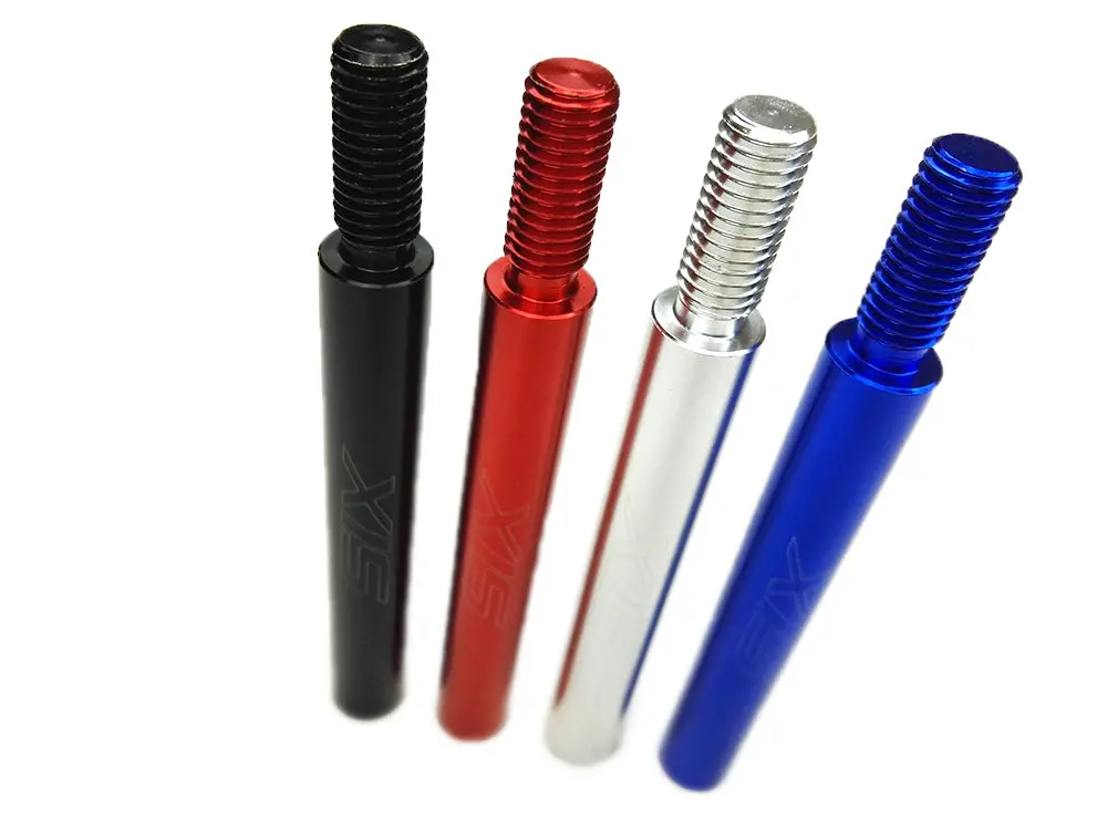 Universal 3 Inch Shifter Extender M10x1.5 Red [Six] 1