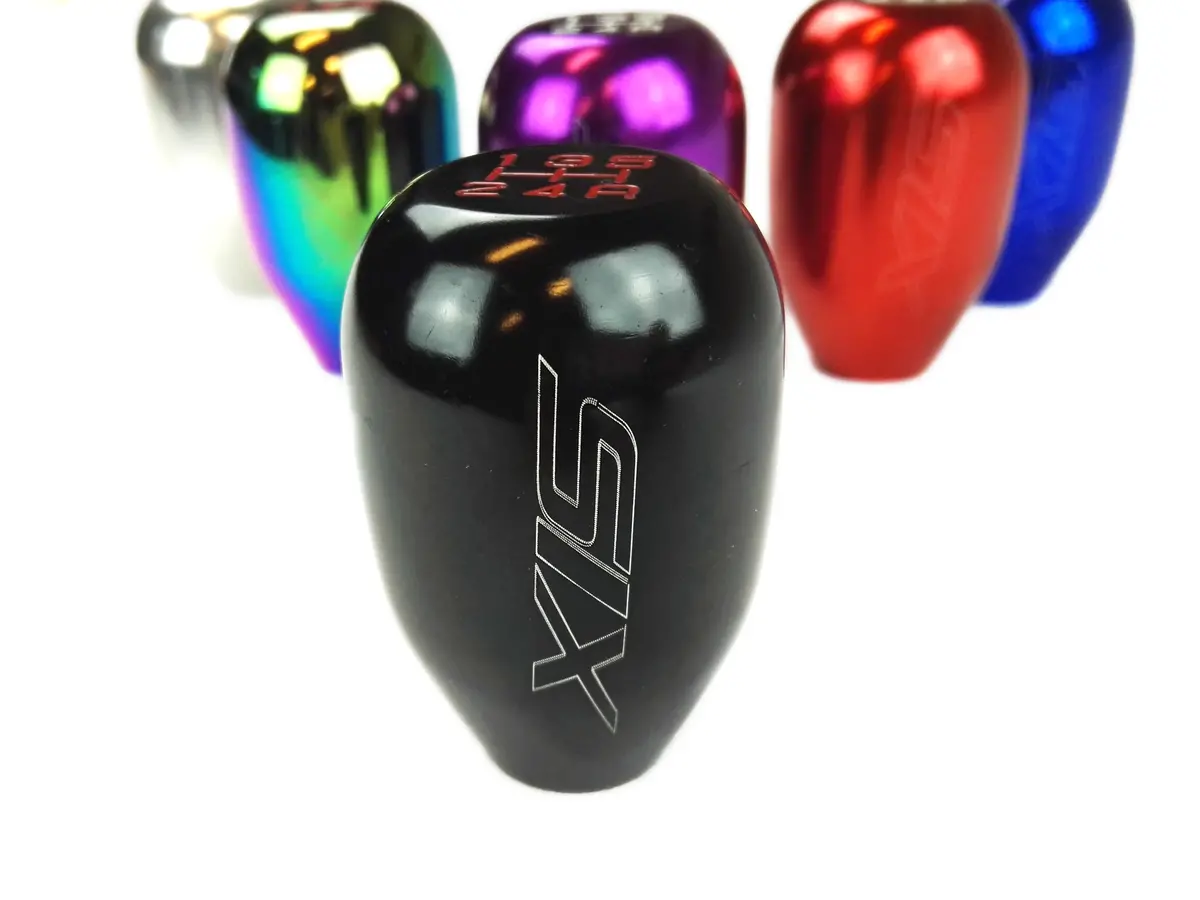 Universal (Honda) 5-Speed M10x1.5 Shift Knob Black [Six] 1