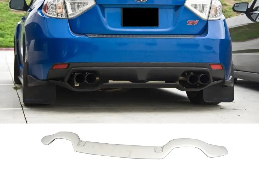 Subaru Impreza 08-14 Urethane Rear Bumperlip [Six] 1
