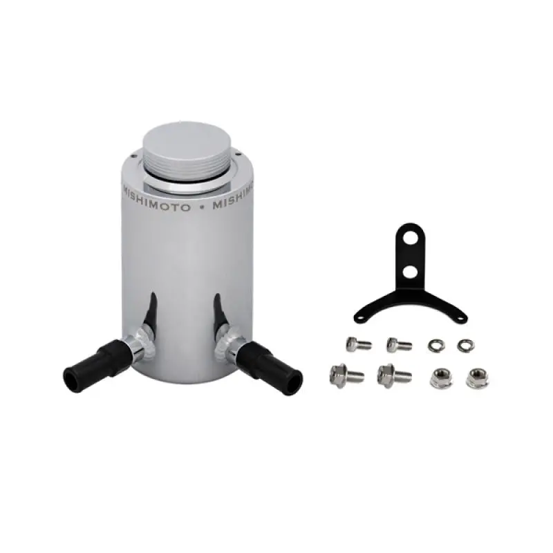 Aluminum Power Steering Reservoir Tank Silver V2 Mishimoto 1