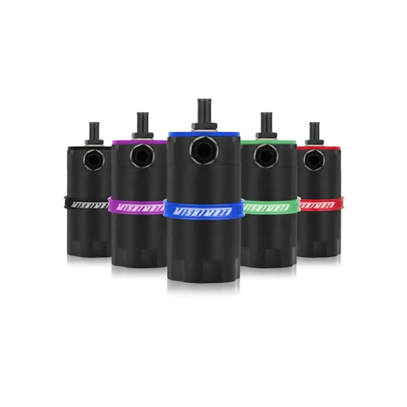 Mishimoto Universal Baffled Oil Catch Can Black 1