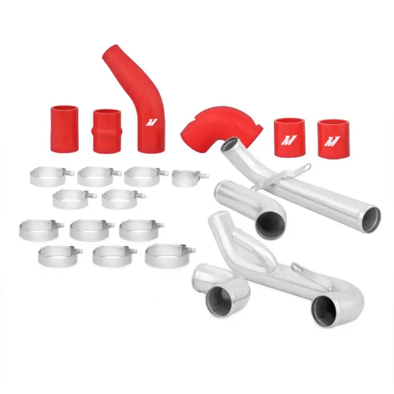 Mitsubishi Evo X Intercooler Pipe Kit Red Mishimoto 1