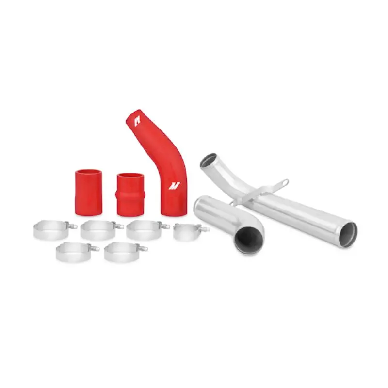 Mitsubishi Evo X Upper Intercooler Pipe Kit Red Mishimoto 1