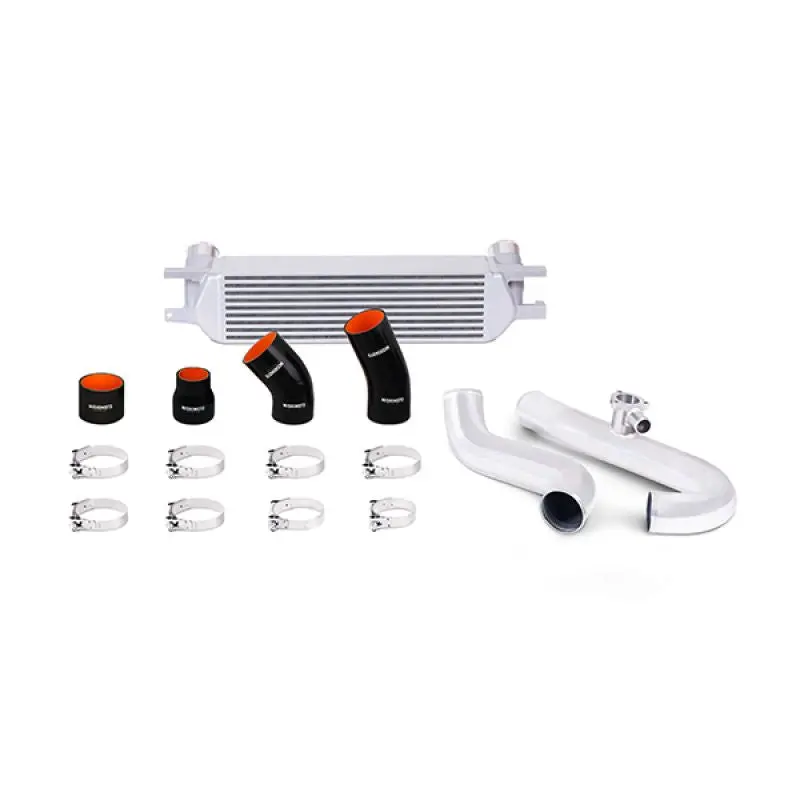 Ford Mustang 15+ Ecob. Intercooler Silver/Polished Mishimoto 1