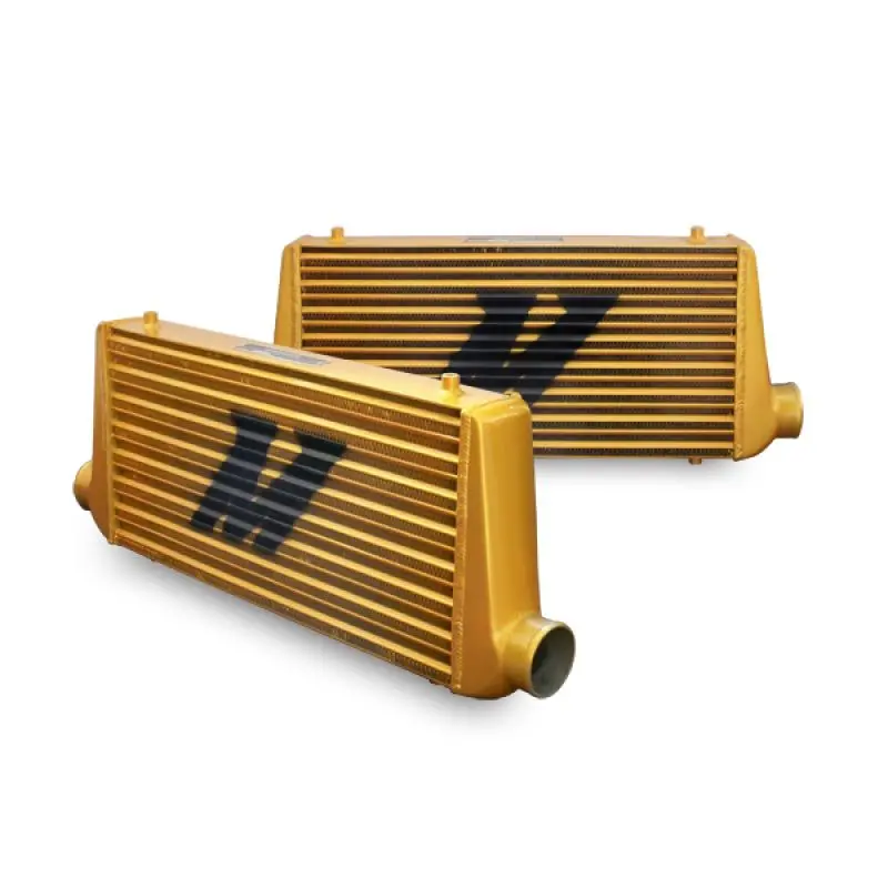 Universal Eat Sleep Race M-Line Intercooler Gold Mishimoto 1