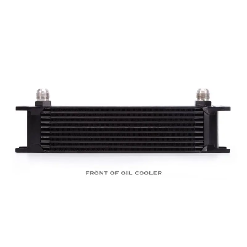 Universal 10 Row Oil Cooler Black Mishimoto 1