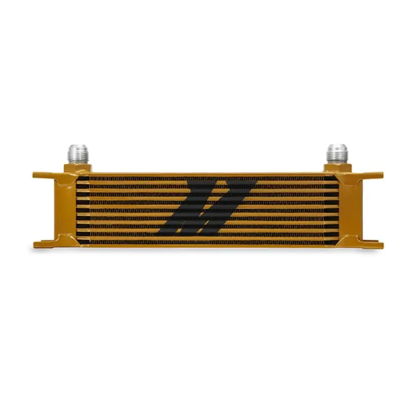 Universal 10 Row Oil Cooler Gold Mishimoto 1