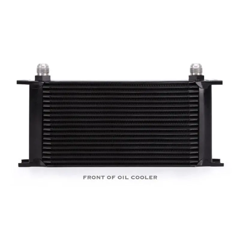 Universal 19 Row Oil Cooler Black Mishimoto 1