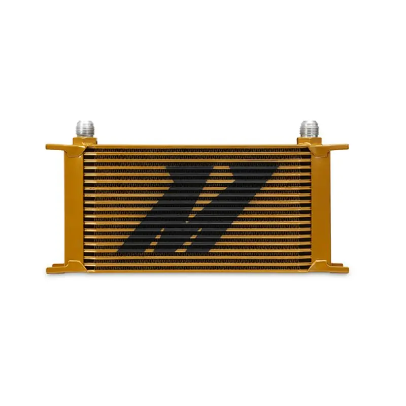 Universal 19 Row Oil Cooler Gold Mishimoto 1
