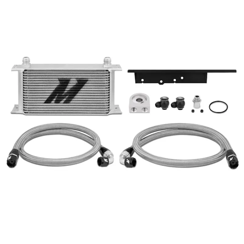 Nissan 350Z /G35 Coupe 03-09 Oil Cooler Kit Silver Mishimoto 1
