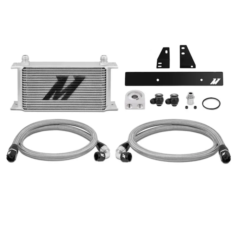 Nissan 370Z /G37 Coupe 08+ Oil Cooler Kit Silver Mishimoto 1