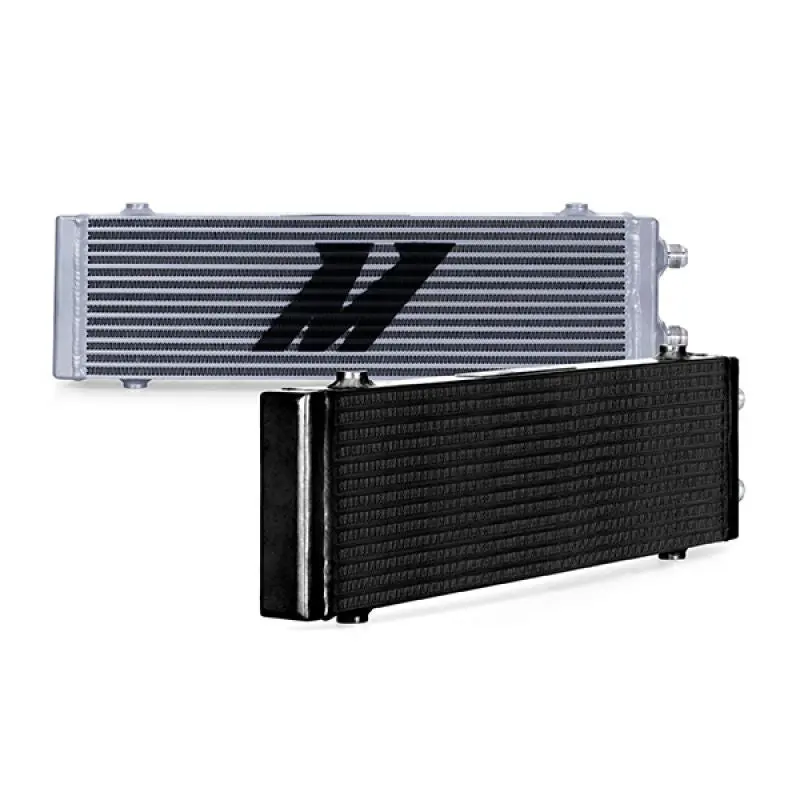 Universal Dual Pass Bar & Plate Oil Cooler Large Mishimoto V2 1
