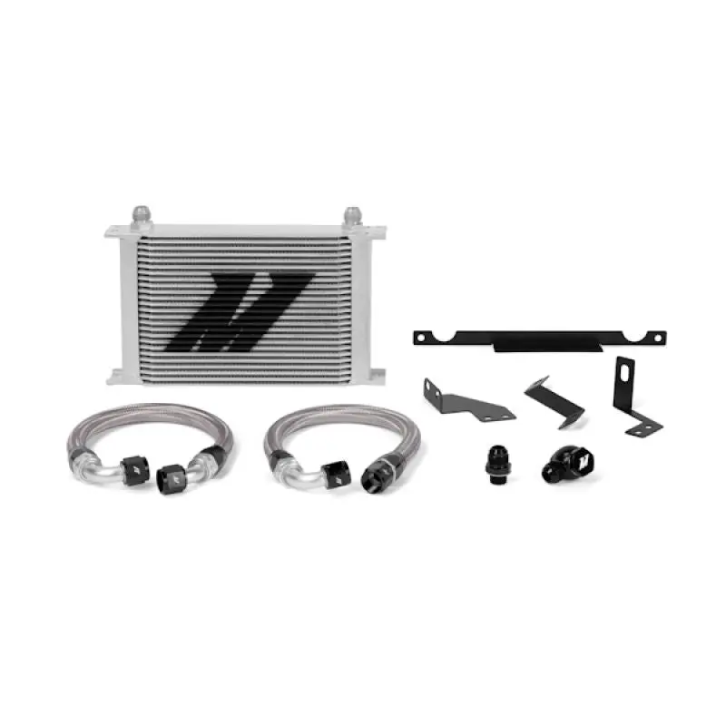 Mitsubishi Evo 7/8/9 Oil Cooler Kit Silver Mishimoto 1