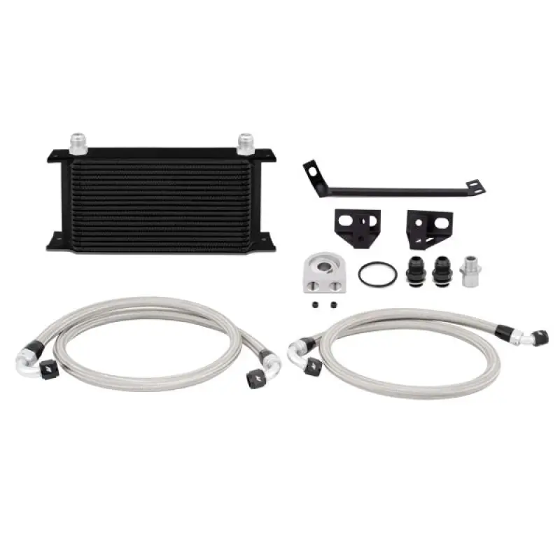 Ford Mustang 15+ Ecoboost Oil Cooler Kit Black Mishimoto 1