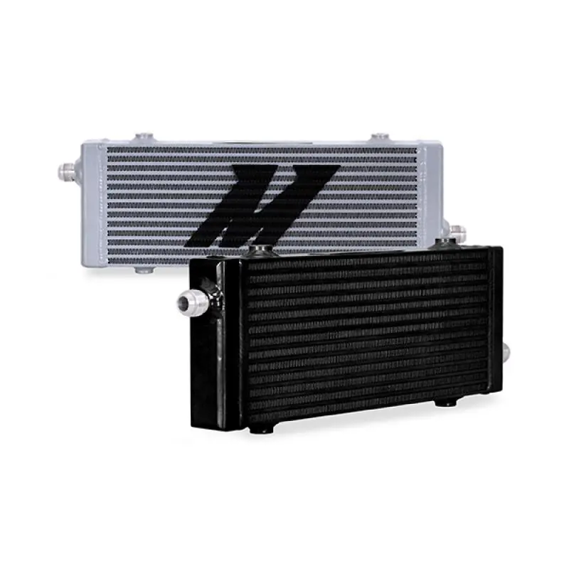 Cross Flow Bar & Plate Oil Cooler Medium Silver Mishimoto 1