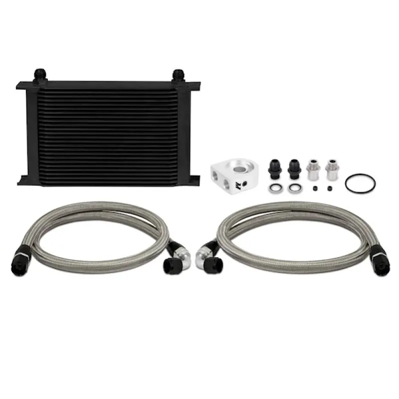 Universal Oil Cooler Kit 25 Row Black Mishimoto 1
