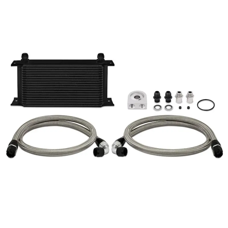 Universal Oil Cooler Kit 19 Row Black Mishimoto 1