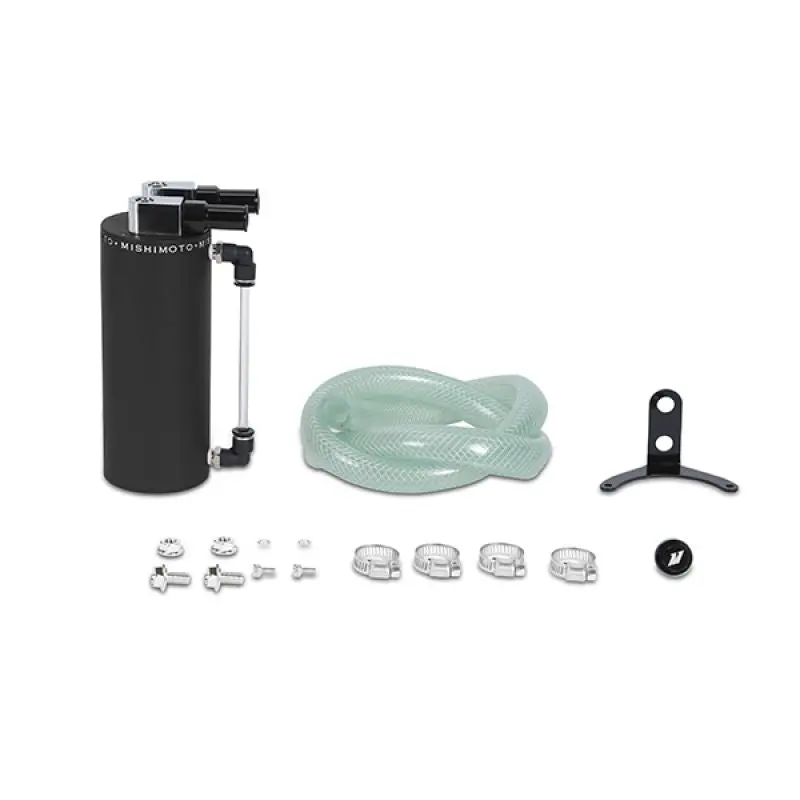 Universal Aluminum Oil Catch Can - Small Black Mishimoto 1