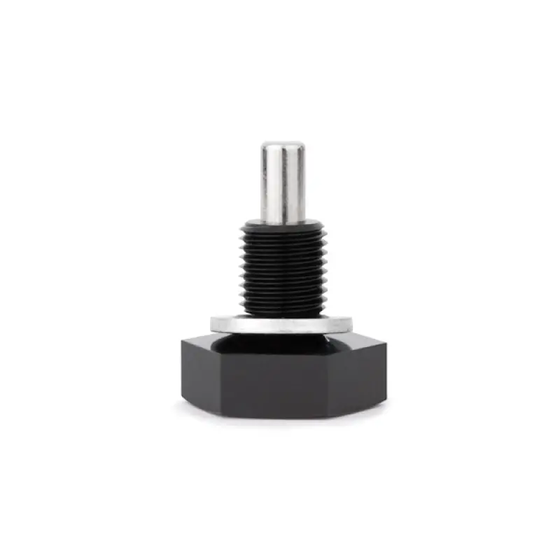 Universal Magnetic Oil Drain Plug M12 X 1.25 Black Mishimoto 1