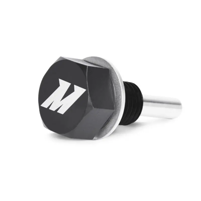 Universal Magnetic Oil Drain Plug M12 X 1.5 Black Mishimoto 1
