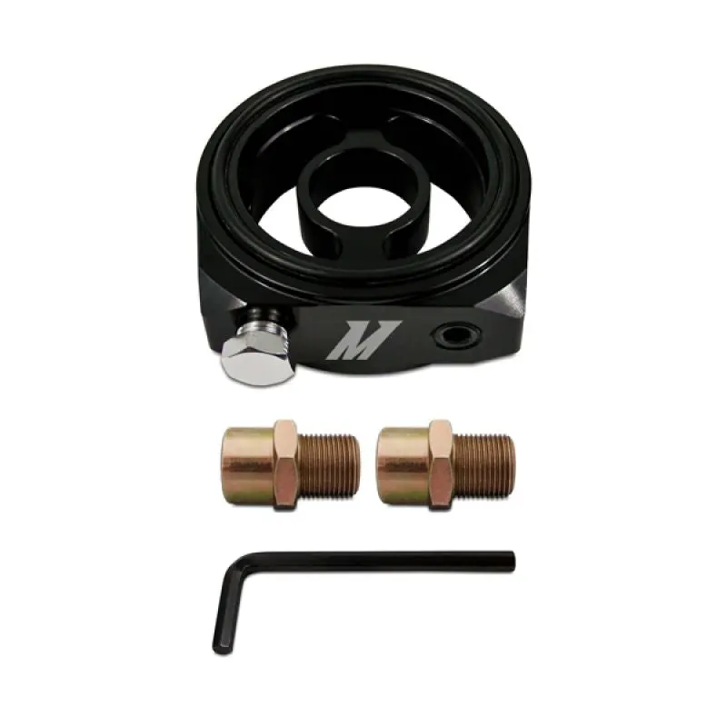 Oil Sandwich Plate Adapter With (3) 1/8" Npt Ports Mishimoto 1