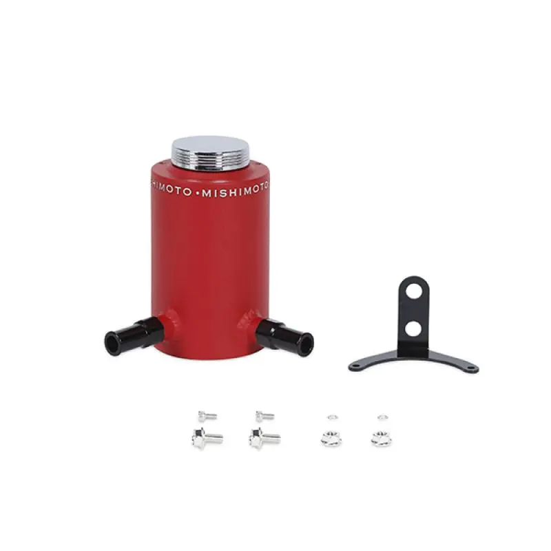 Aluminum Power Steering Reservoir Tank Red Mishimoto 1