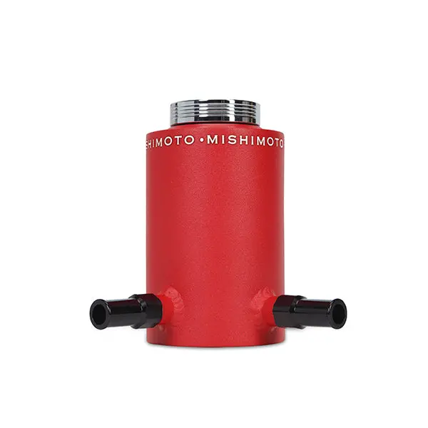 Aluminum Power Steering Reservoir Tank Red Mishimoto 2