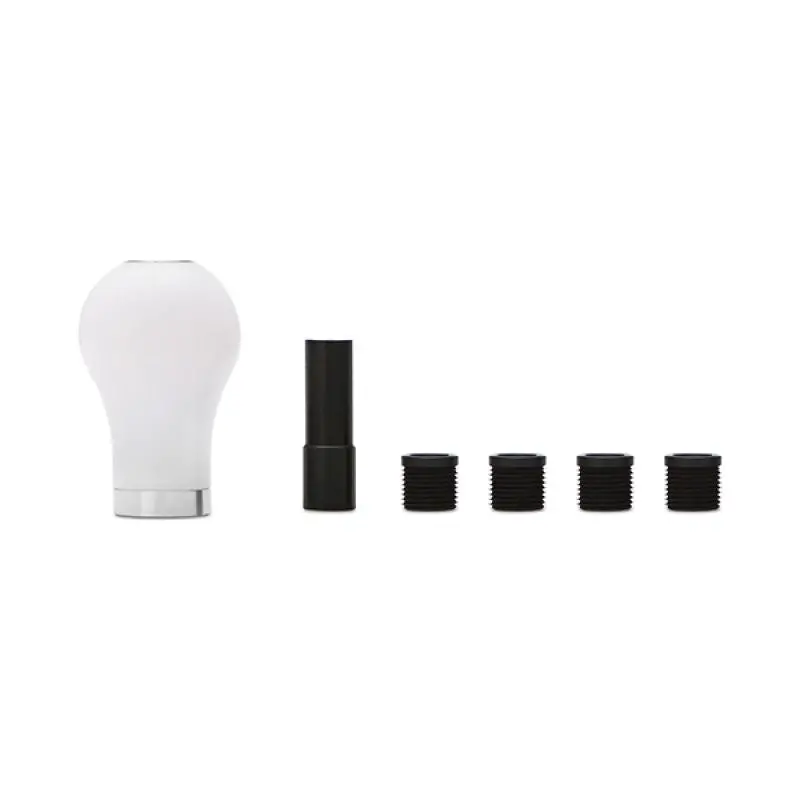 Mishimoto Universal Teardrop Shift Knob White 1