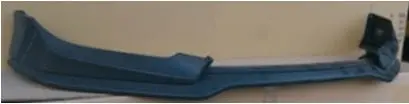 Honda Civic 16-18 4D Mugen Style Abs Front Bumper Lip Six 1