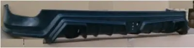 Honda Civic 16-18+ 4D Mugen Style Abs Rear Bumper Lip Six 1