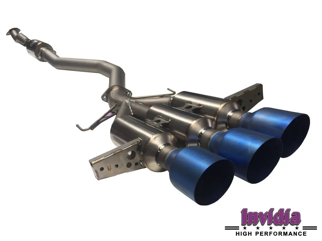 Honda Civic Type-R Fk8 17+ R400 Catback Titanium Invidia 1
