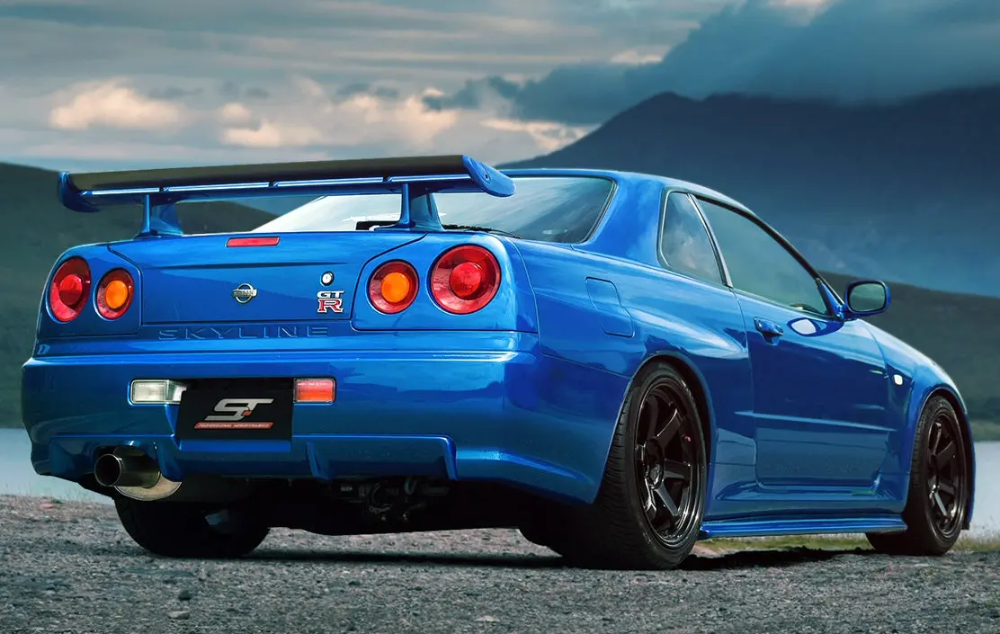 Nissan Skyline R34 Gtr Style Rear Spoiler/Wing [Autor] 1