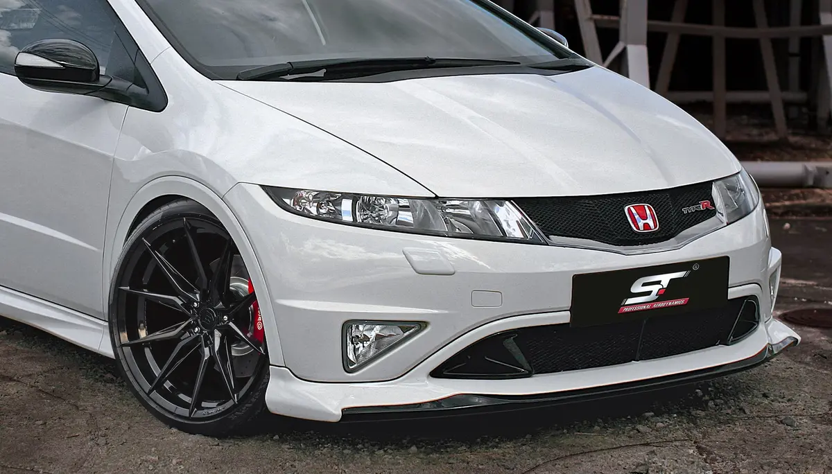 Honda Civic 06-11 Fk/Fn/Fn2 Hb Front Underbumper Spoiler (4P 1