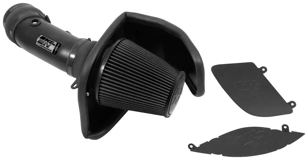 K&N - Performance Air Intake System - Dryflow Air Intake System; Dodge Chall Hellcat Sc V8-6.2L 17-23 (30-2553Ttk) 1