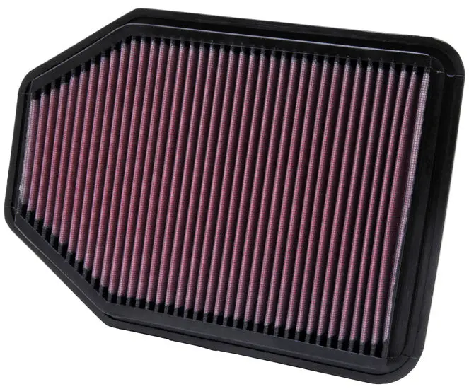 K&N - Replacement Air Filter - Jeep Wrangler V6-3.8L F/I; 2007-2012 (33-2364) 1
