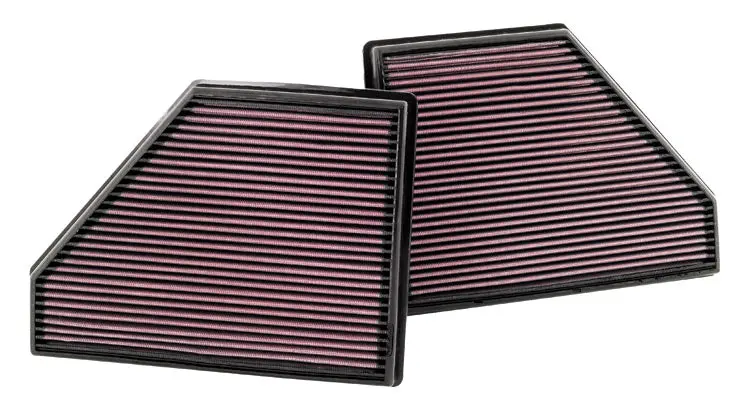 K&N - Replacement Air Filter - Bmw X5 V8-4.8L F/I, 2007-2010 (2 Per Box) (33-2407) 1
